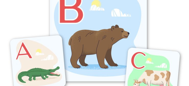 Vector Freebie: Animal ABC Cards in PNG and SVG