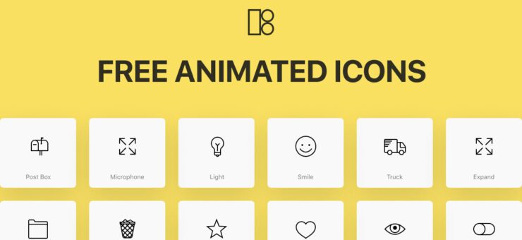 Design Tools: 200 Free Animated Icons for Web and Mobile UI