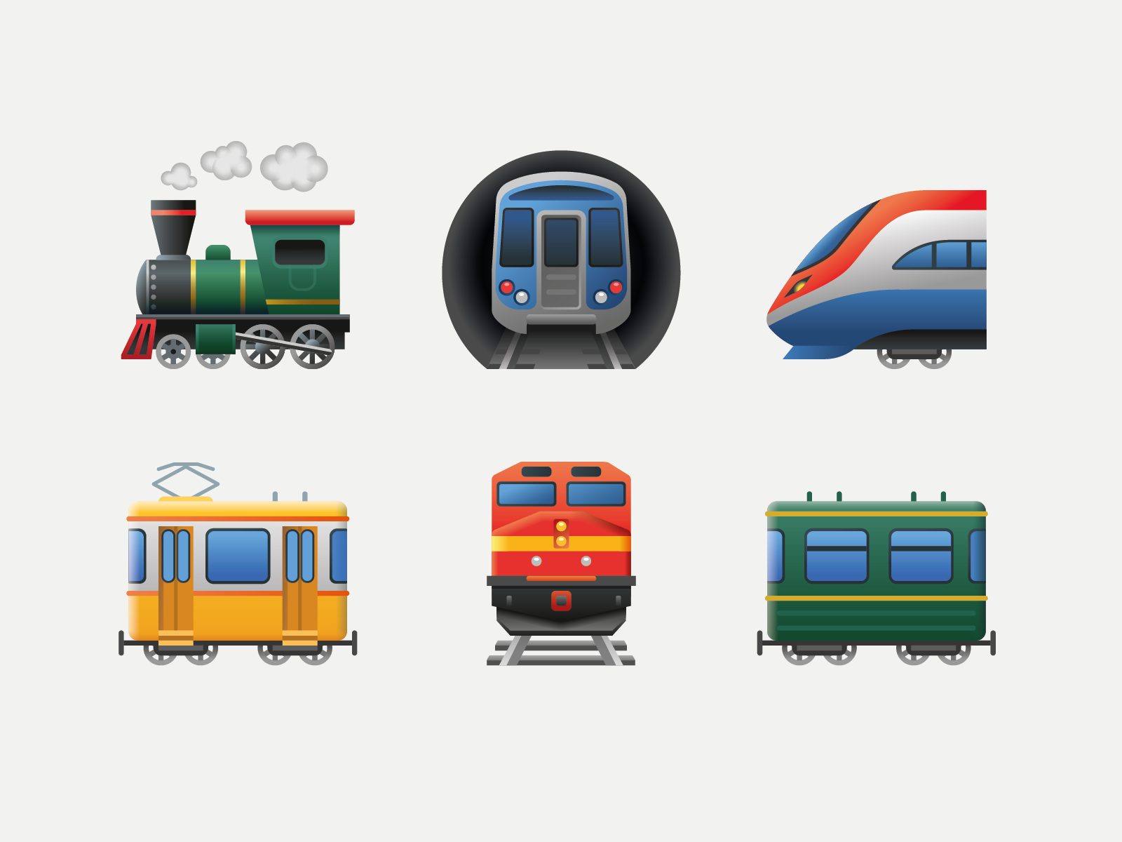 emoji public transport