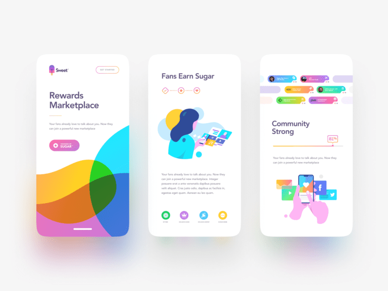 UI Inspiration: 20 Eye-Pleasing Mobile Design Concepts | Graphic Design ...