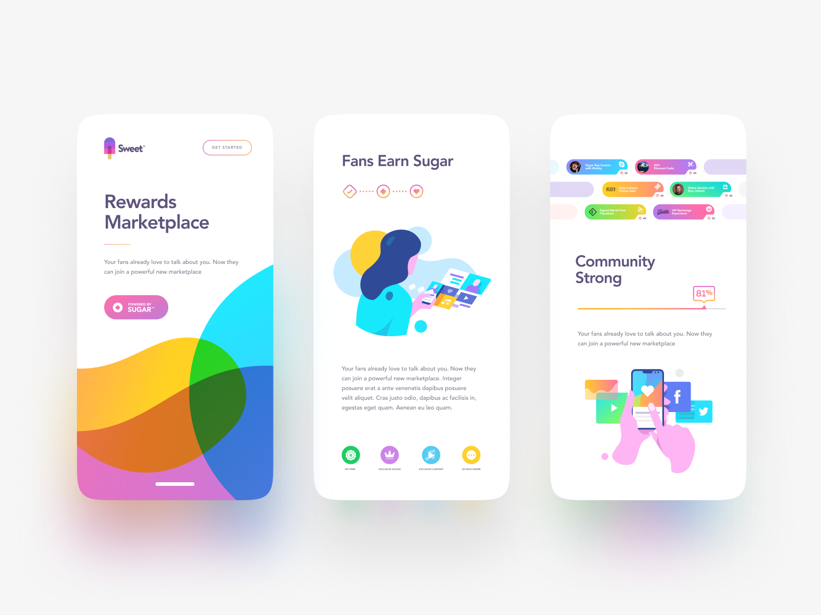 UI Inspiration: 20 Eye-Pleasing Mobile Design Concepts | Graphic Design ...