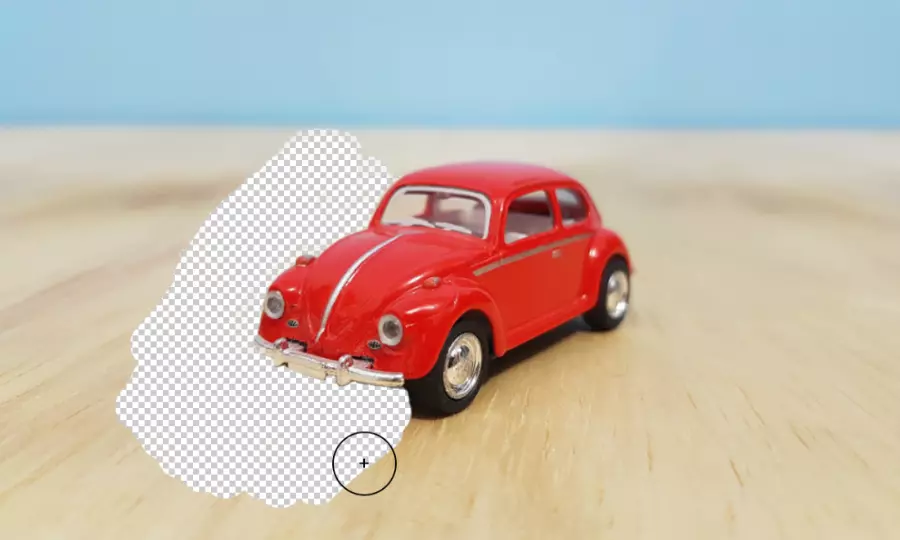 How to use Background Eraser Tool in Photoshop