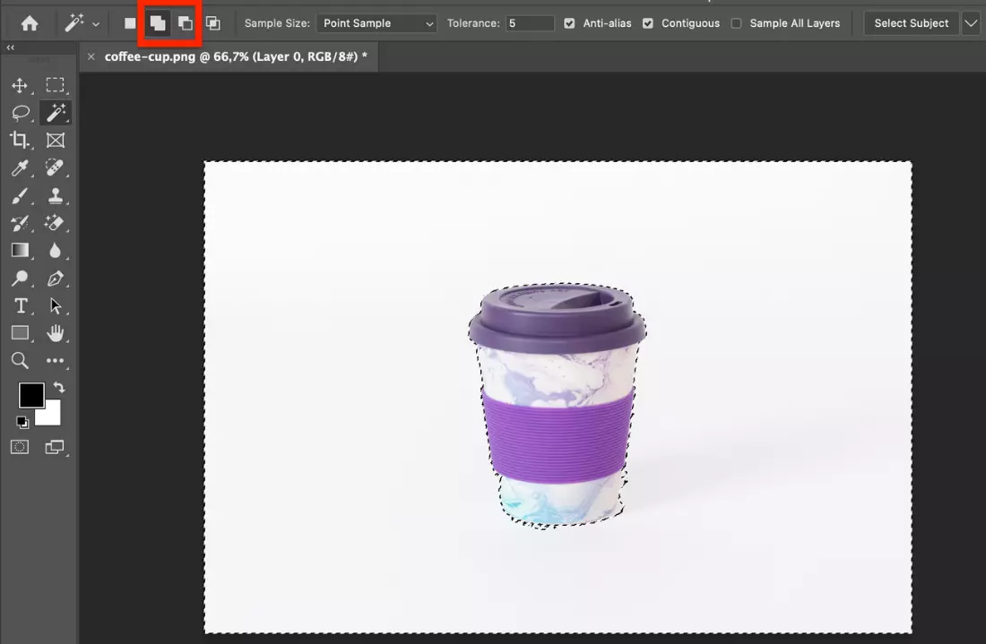How to remove white background in Photoshop