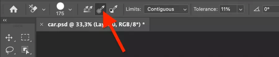 How to use Background Eraser Tool in Photoshop