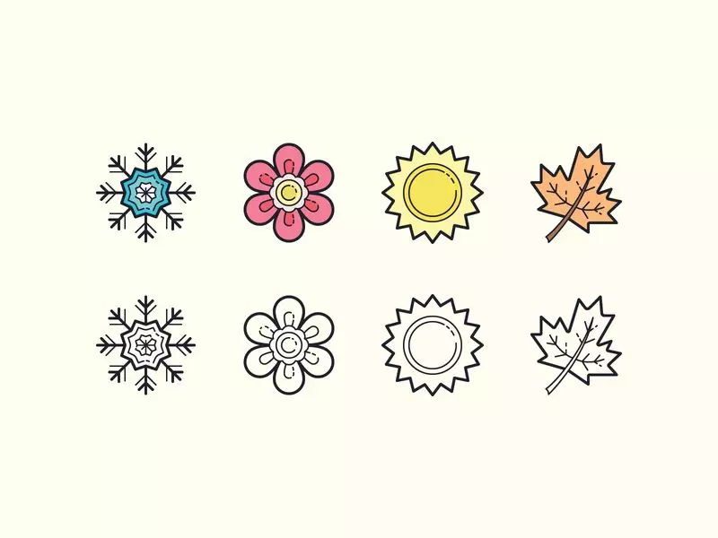 seasons icons