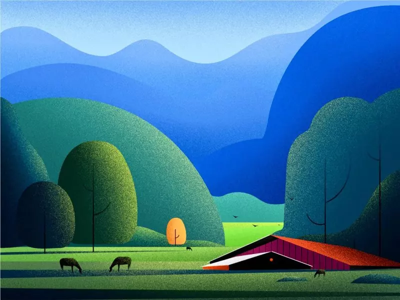 febin raj nature illustrations