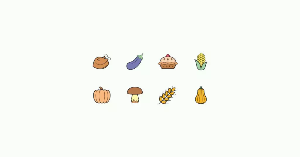 thanksgiving clipart illustrations icons