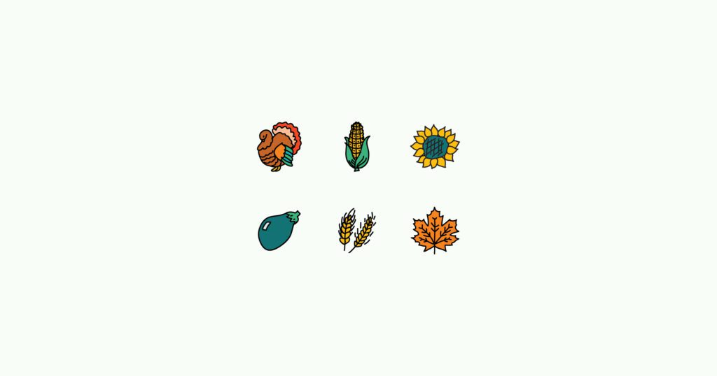 thanksgiving clipart illustrations icons