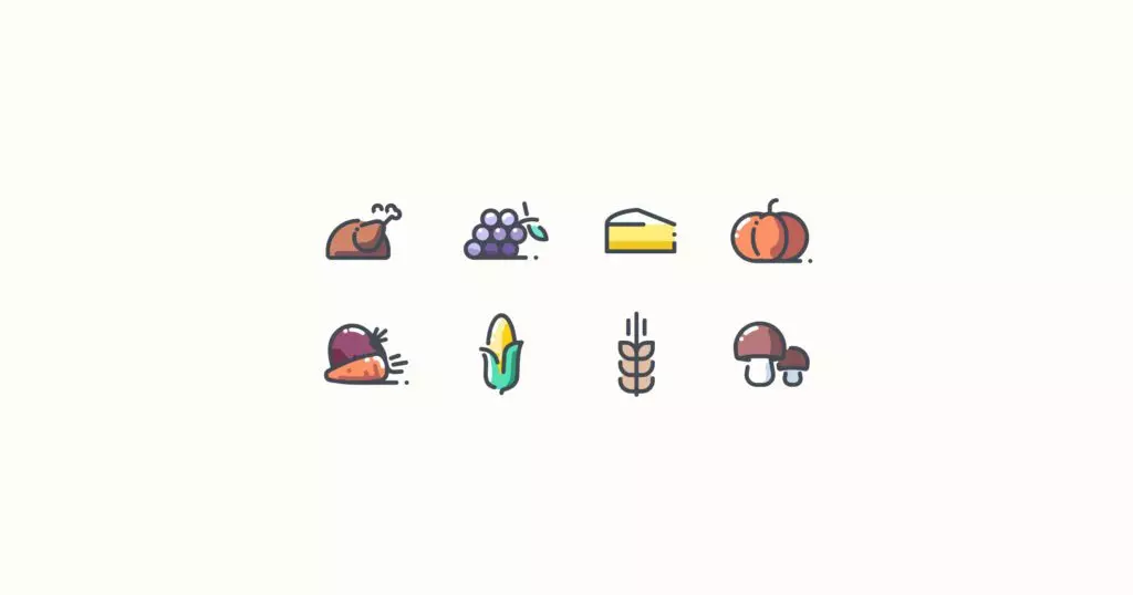 thanksgiving clipart illustrations icons