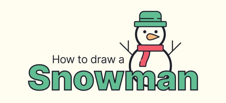 How to Draw a Snowman in Adobe Illustrator: Video Process