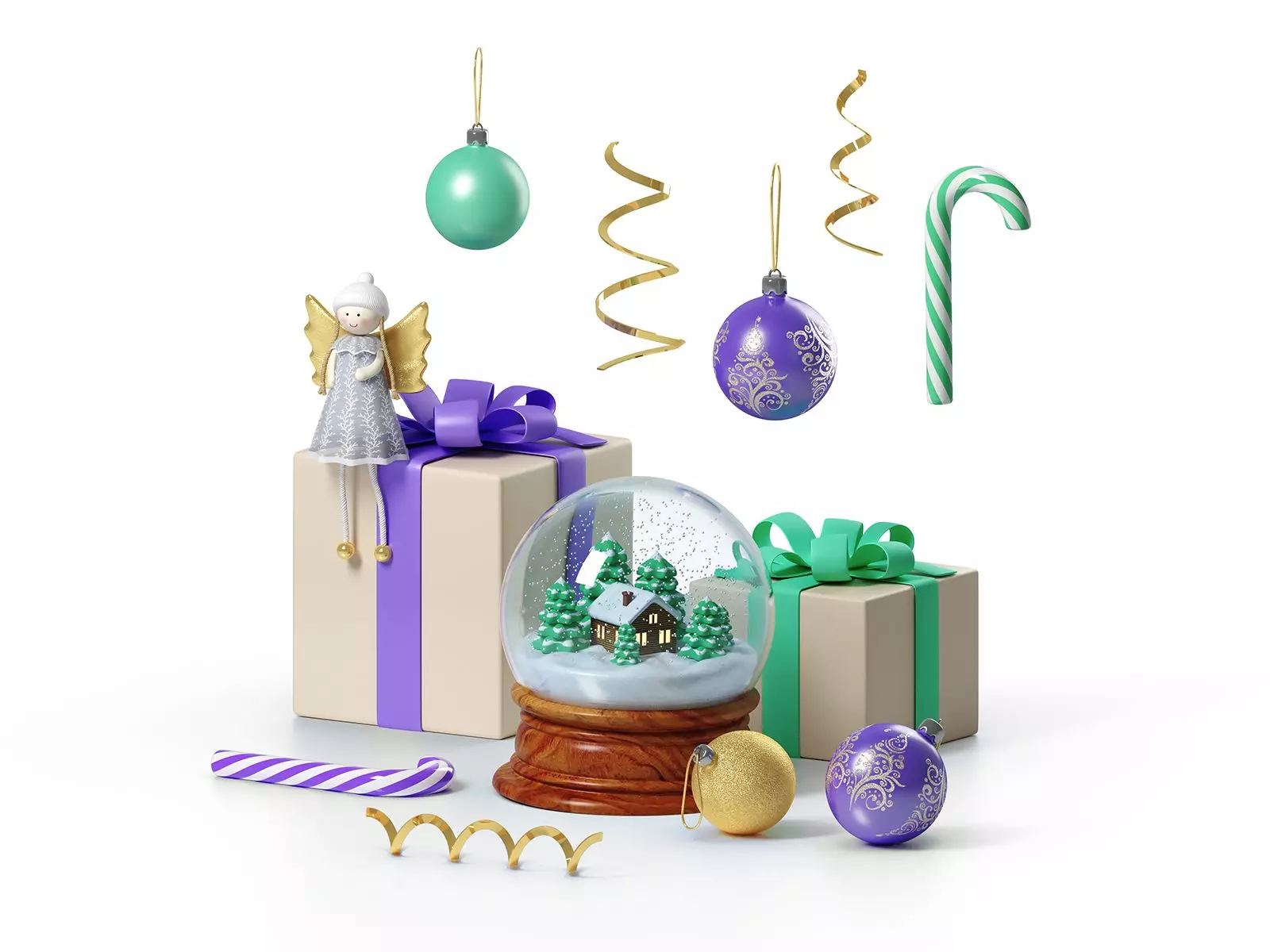 icons8 christmas illustration 3d