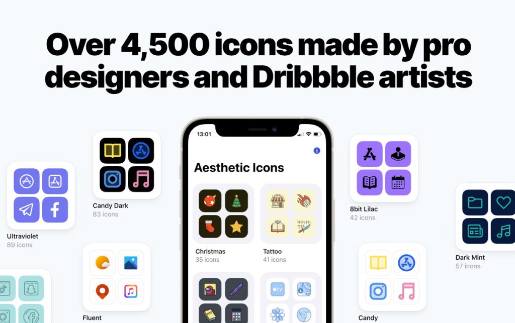 Aesthetic Icons App: Personalize Your iPhone with Modern Icon Themes