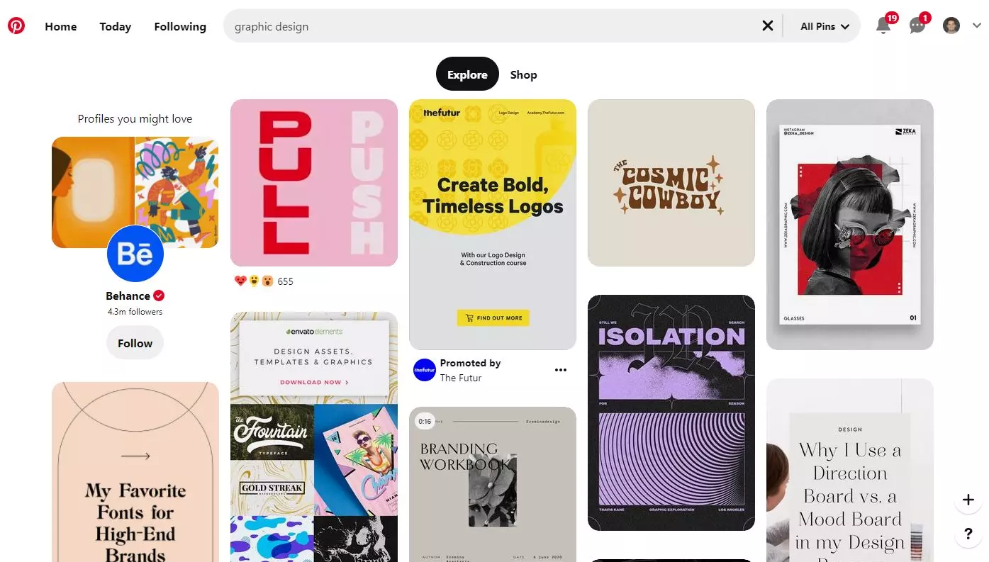 Pinterest Panned? Discerning Designers Desire Dribbble