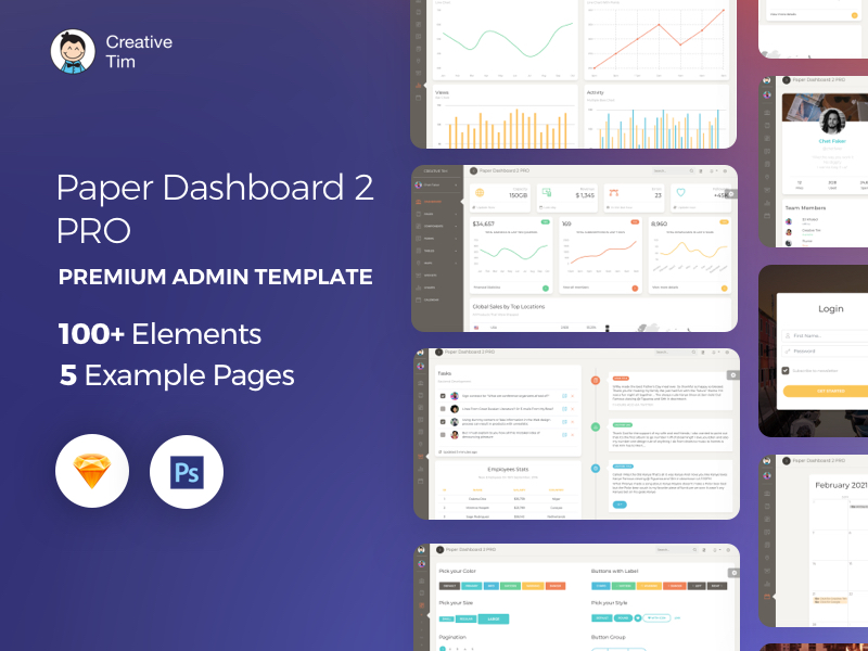 Paper Dashboard 2 PRO