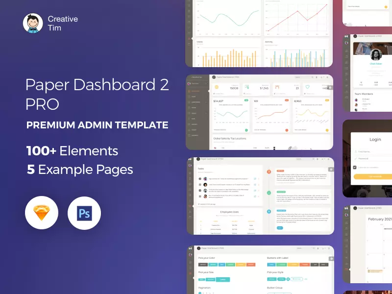 Paper Dashboard 2 PRO