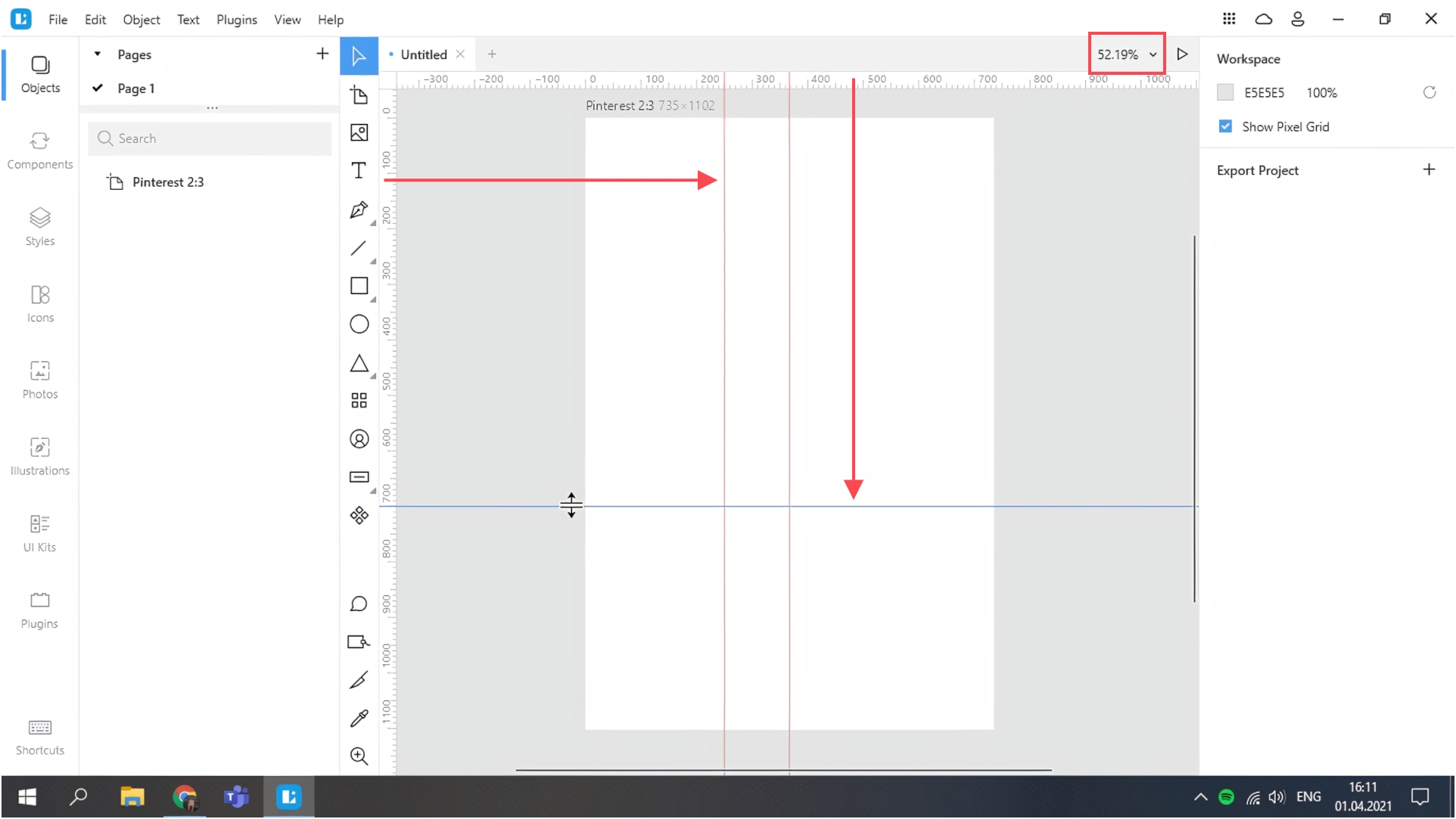 How to create a poster using illustrations in Lunacy | blog.icons8.com