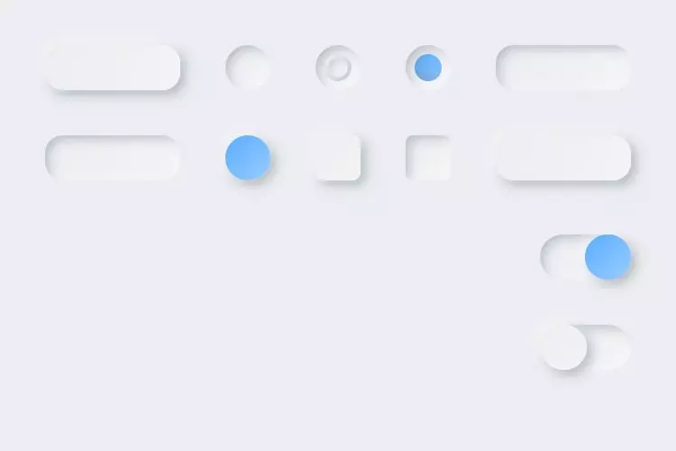 Lunacy tutorial: Neumorphism in UI design: Creating toggles