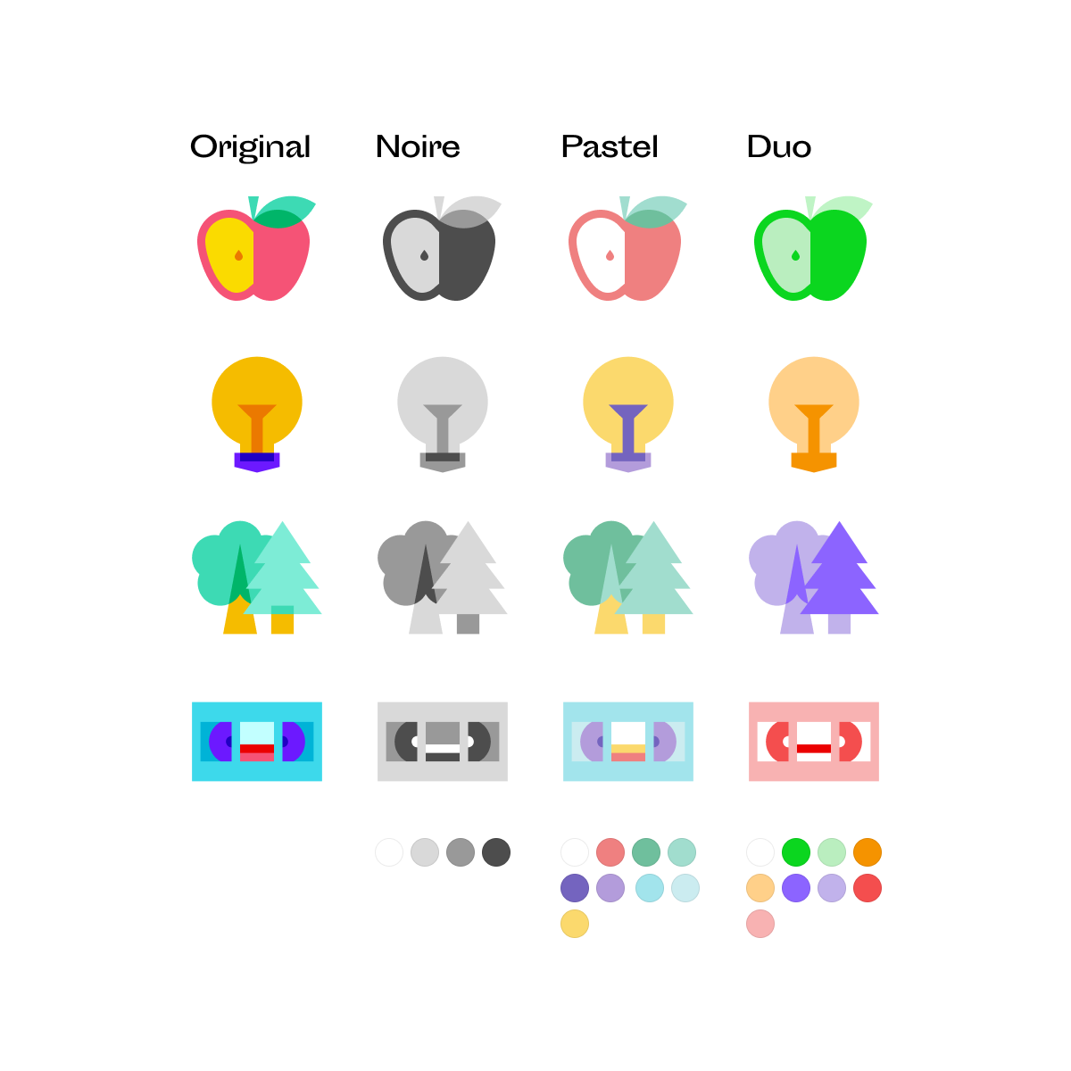Color Glass Icons: 1,800+ geometric icons that look like gems
