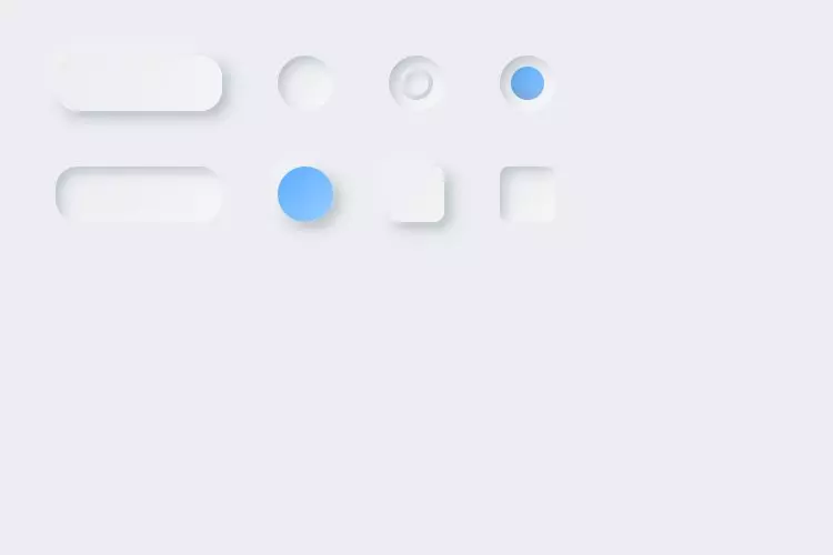 Lunacy tutorial: Neumorphism in UI design: Some more buttons and fields