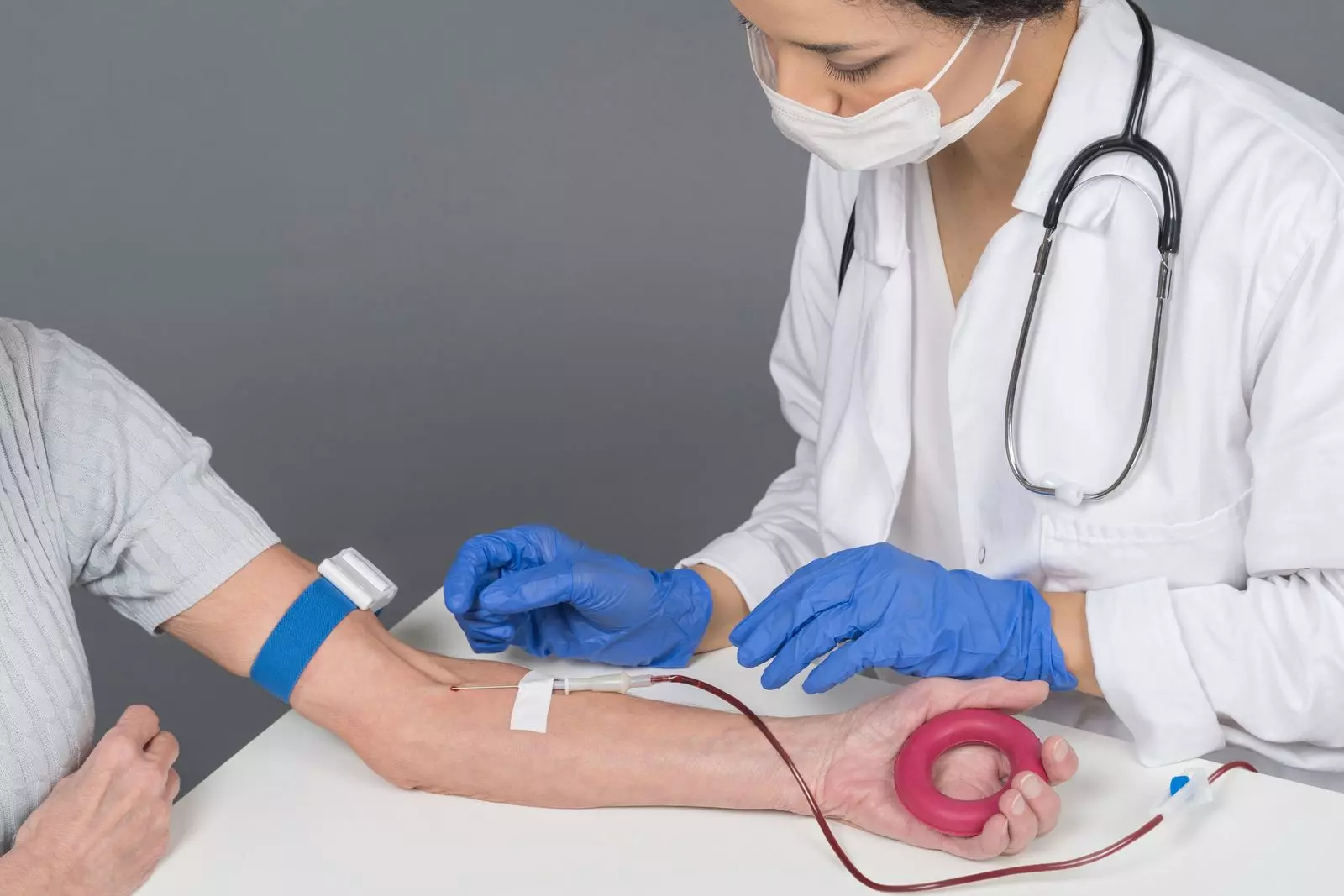 Working secrets of a stock photographer: posing hacks, cemetery adventures, and a rowdy raccoon: Fake blood and real needles 