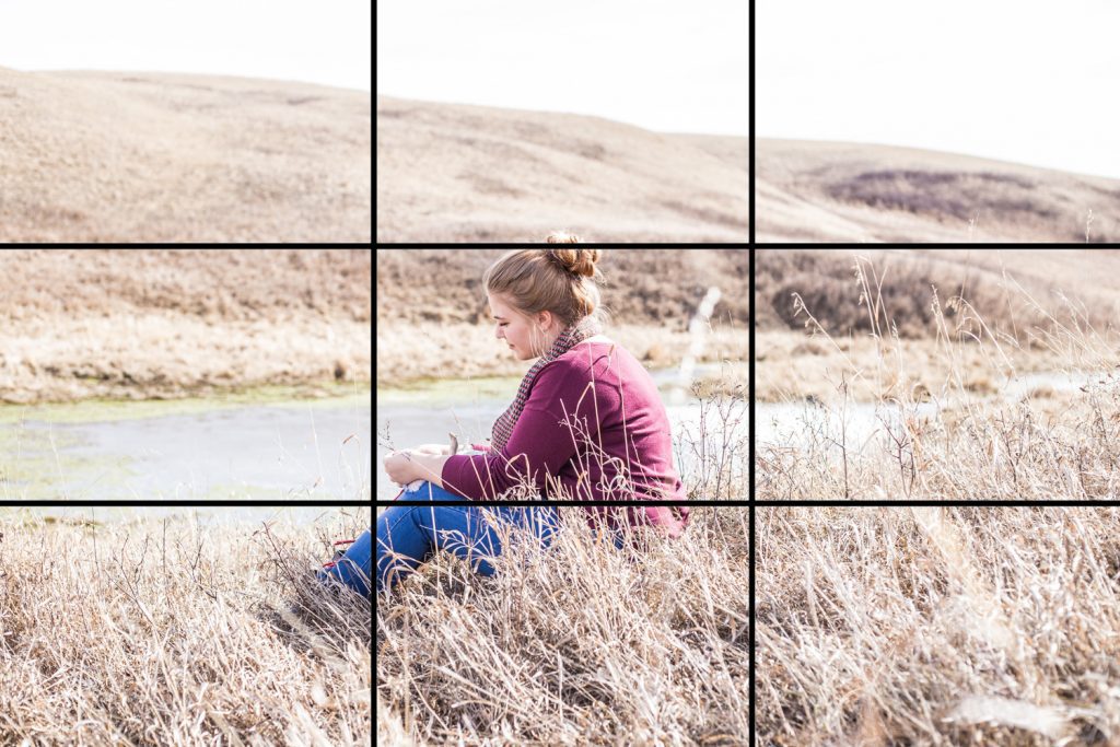Five basic сomposition rules for photographers: rule of thirds