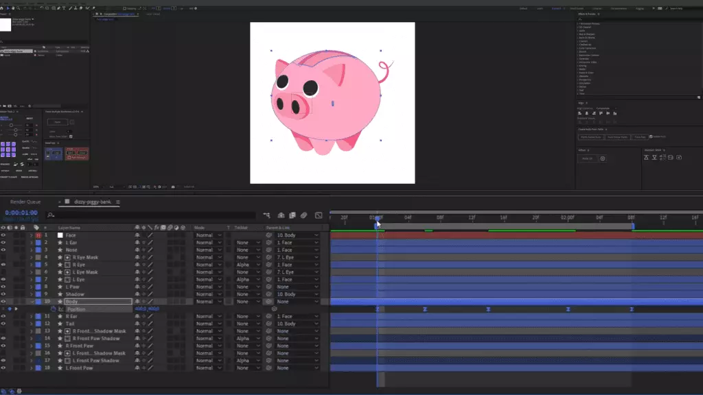 How to make an animated illustration in After Effect
