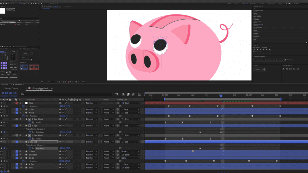 How to make an animated illustration in After Effect