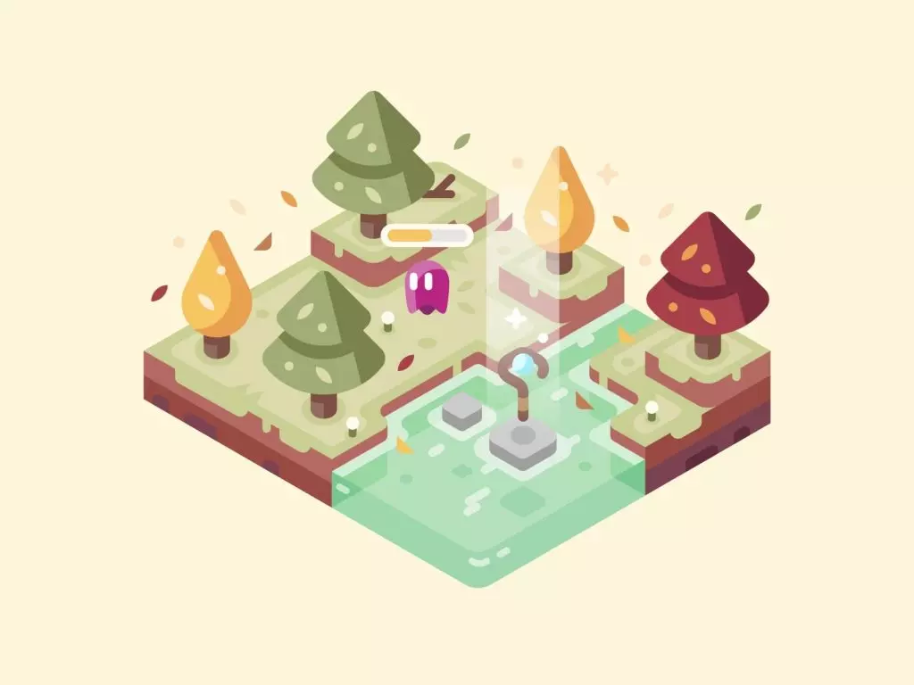 Beautiful autumn illustrations for UI, web, email, and inspiration: Autumn illustration