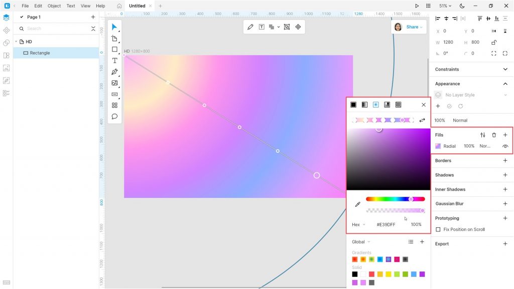 How to create hologrpaphic effect Step 3