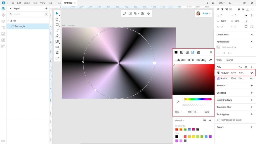 How to create hologrpaphic effect Step 4 point 2