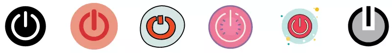 Power On/Off icons by Icons8
