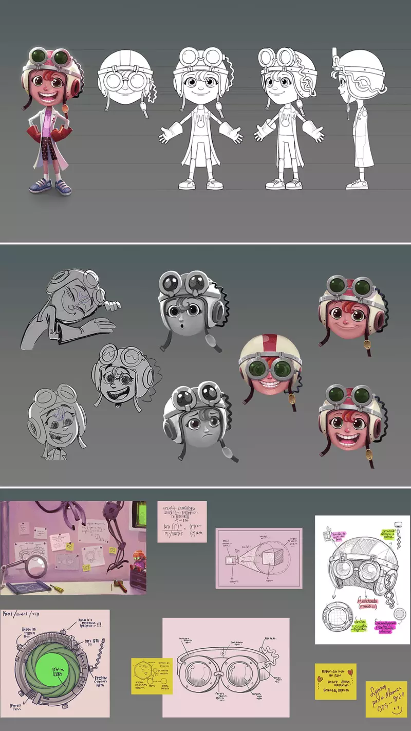 Example Behance case making of