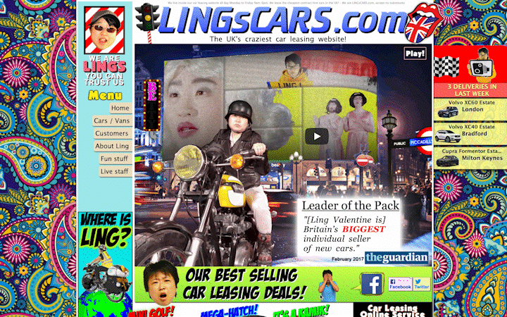 A view of Lingscars website