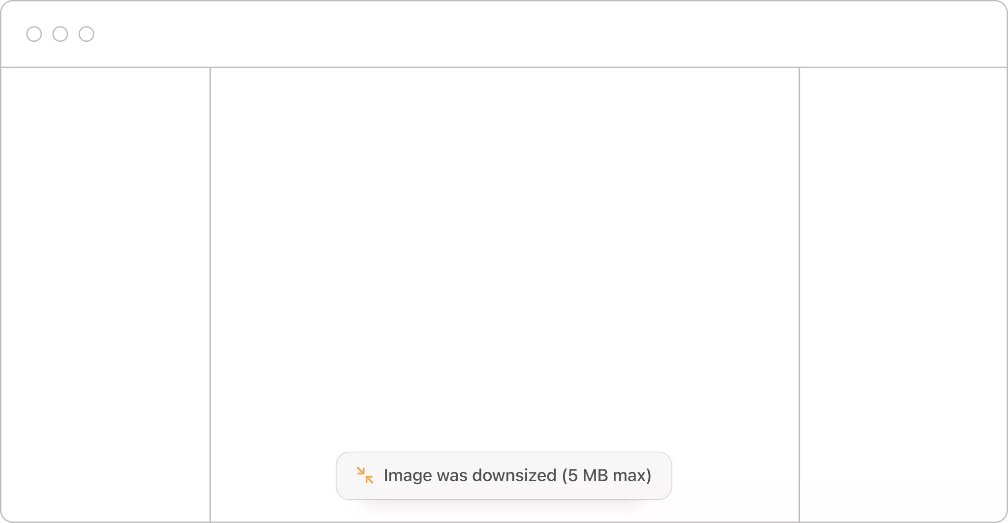 Pichon now allows uploading of images larger than 5 MB