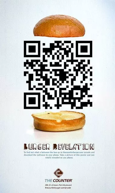 burger QR code