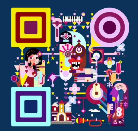artistic QR code