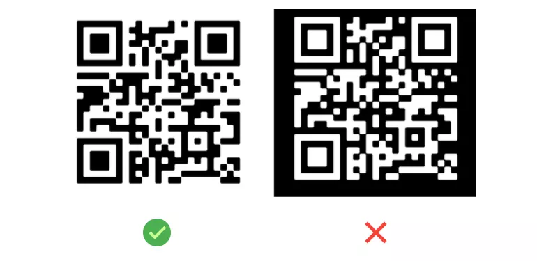 inverted QR code