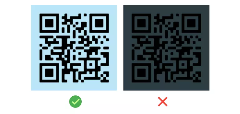 low contrast code