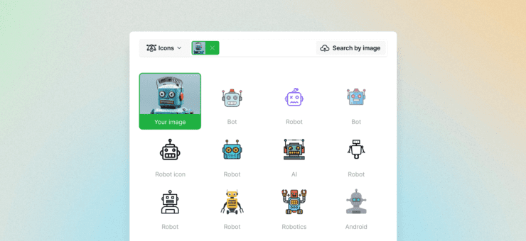 Building image search for an icon stock: how it works