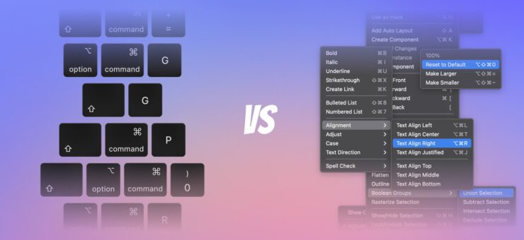 The UX dilemma: hotkeys vs context menus