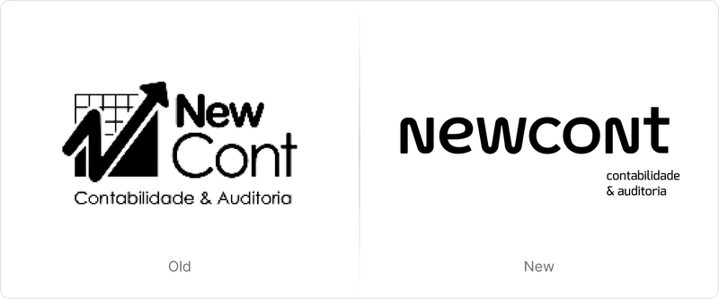 old vs new newcont logo