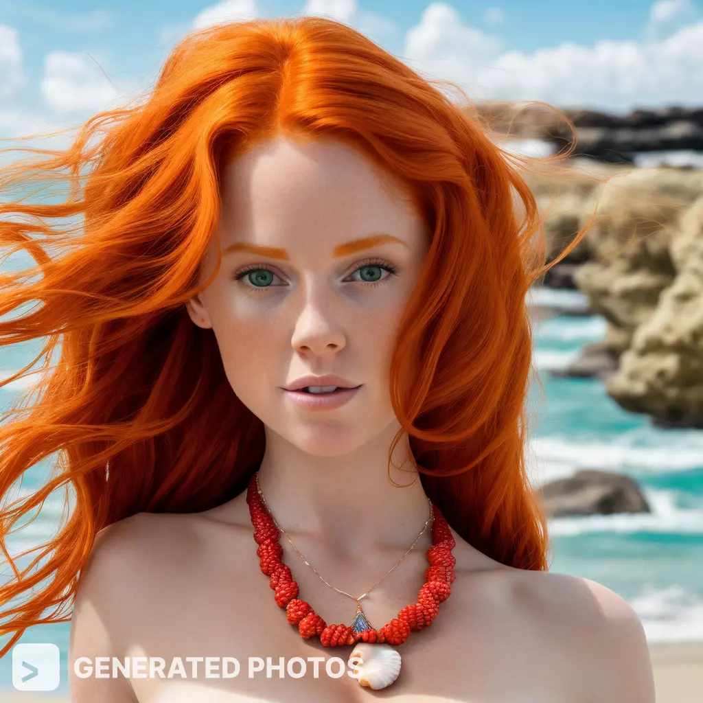 a mermaid in a sea