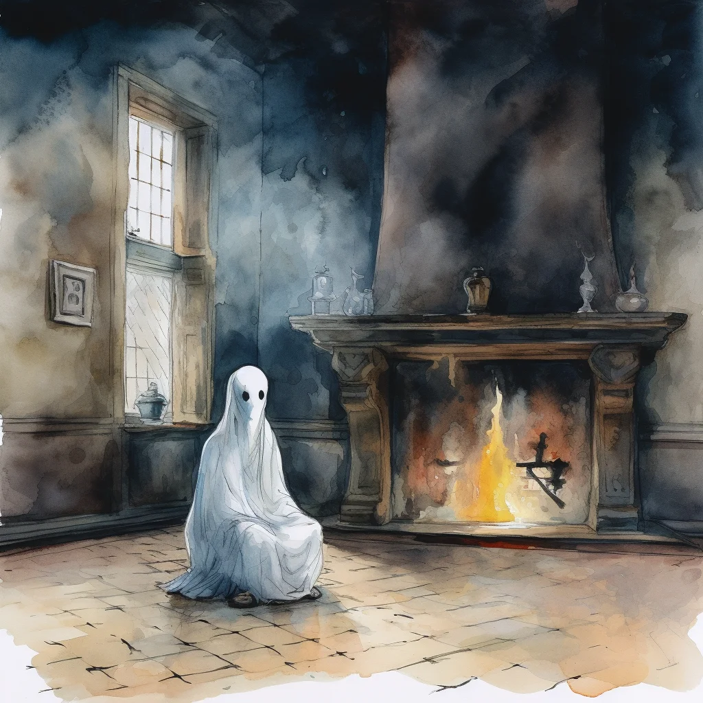 midjourney watercolor halloween painting 