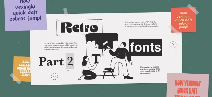 Retro fonts: history, examples, and modern interpretation pt. 2