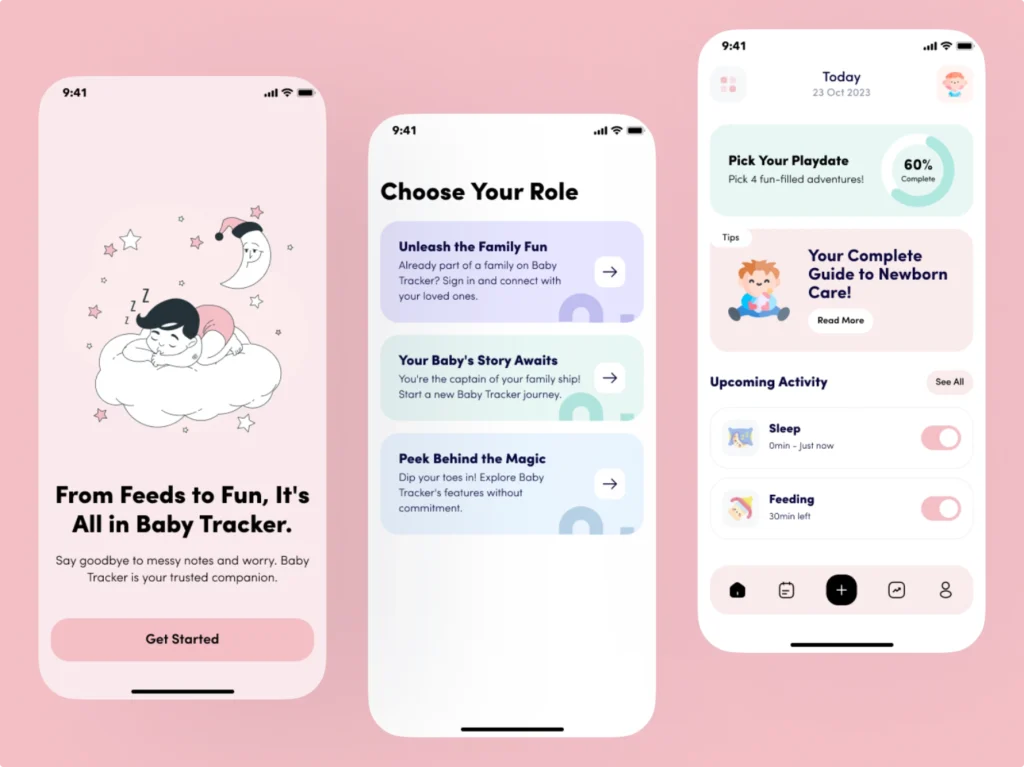 pediatric app concept