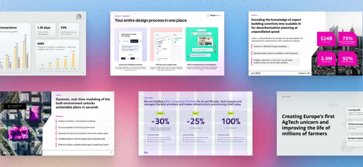 10 design lessons from 100+ pitch deck design makeovers