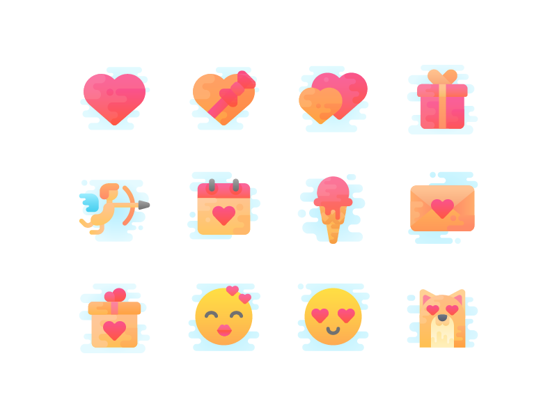 valentine icons