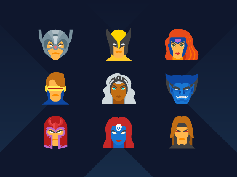 xmen icons