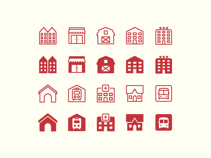 ios city icons