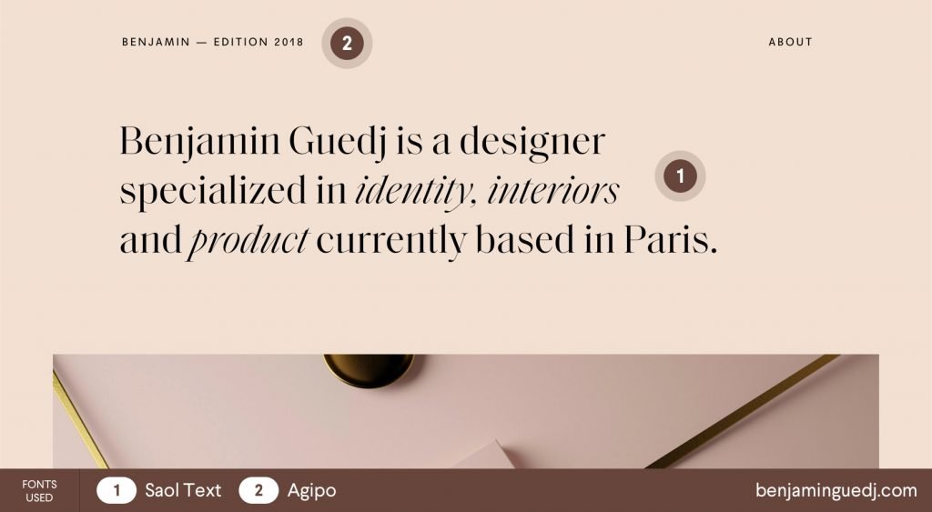 font pairing for UI designers